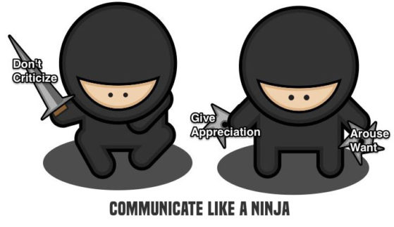 communicate like a ninja